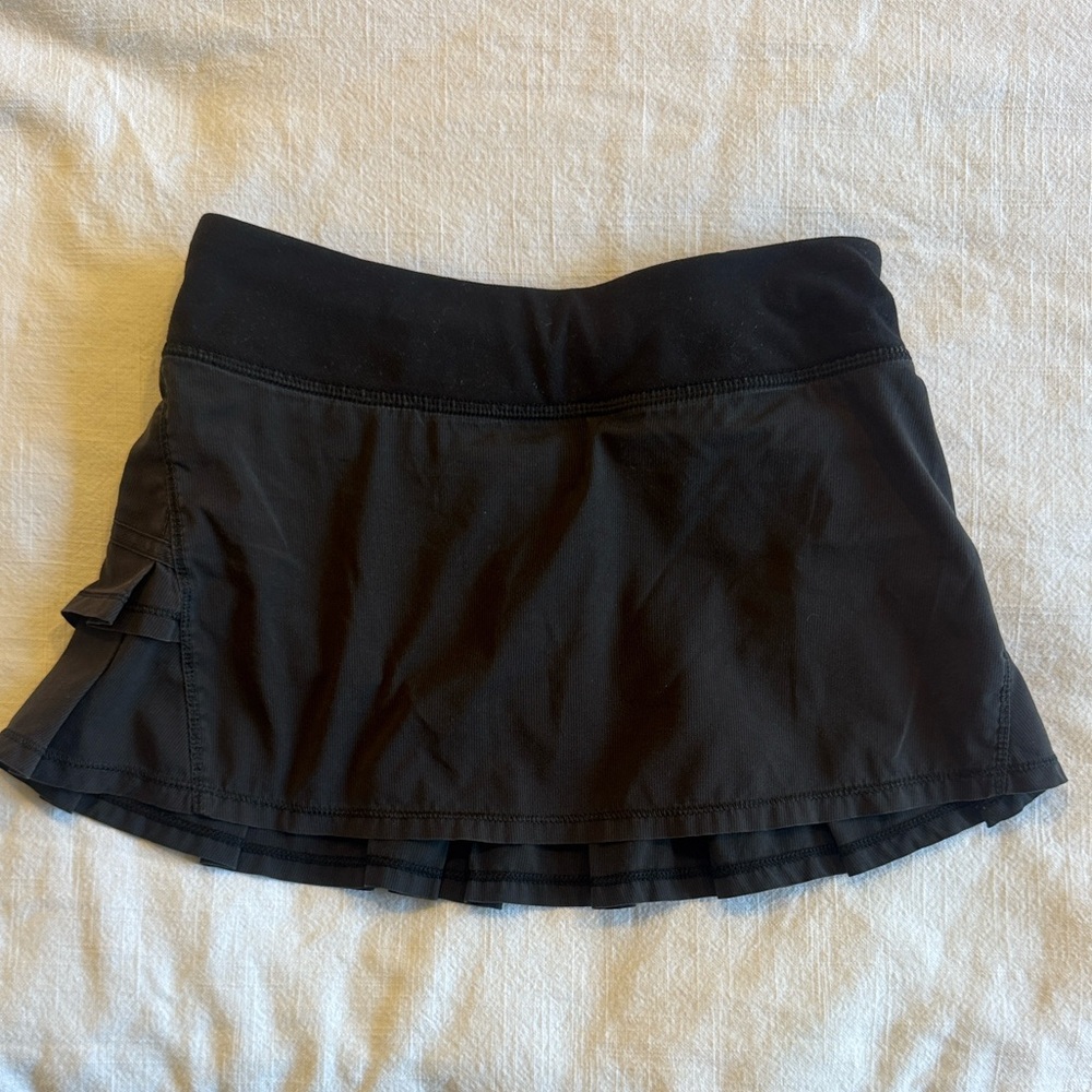 Ivivva by Lululemon Set The Pace Black Skirt
